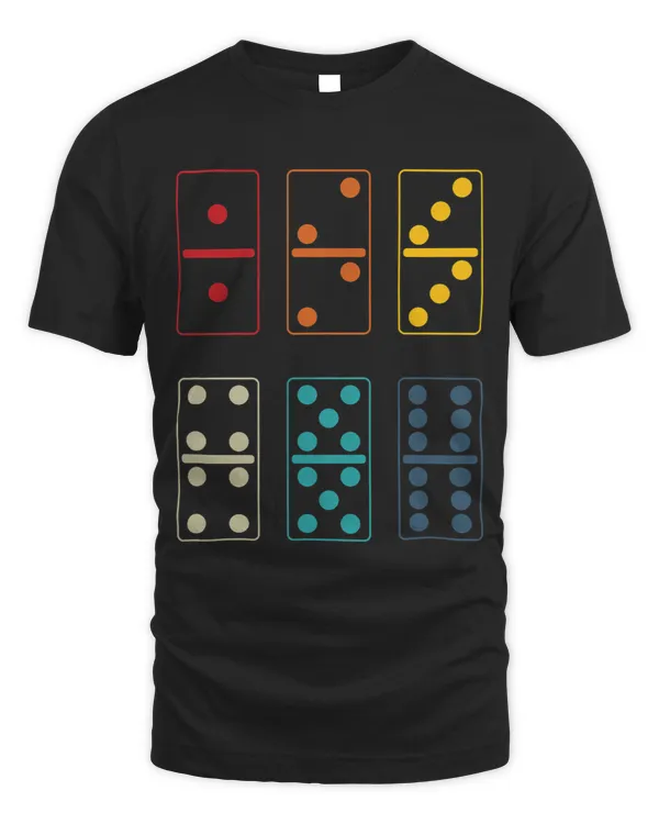 Cool retro dominoes tiles dominoes player gift