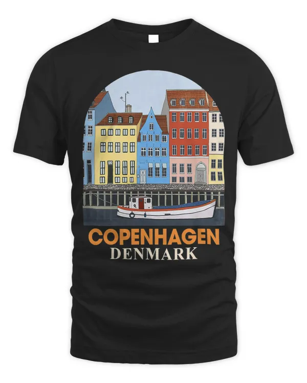 Copenhagen Denmark Travel Poster Nyhavn Traveling Souvenir