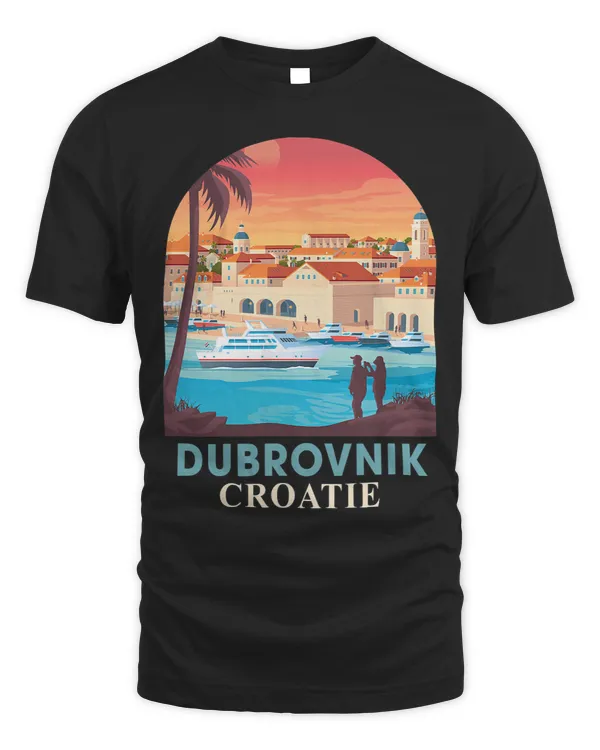 Dubrovnik Croatia Travel Poster Dubrovnik Traveling Vacation