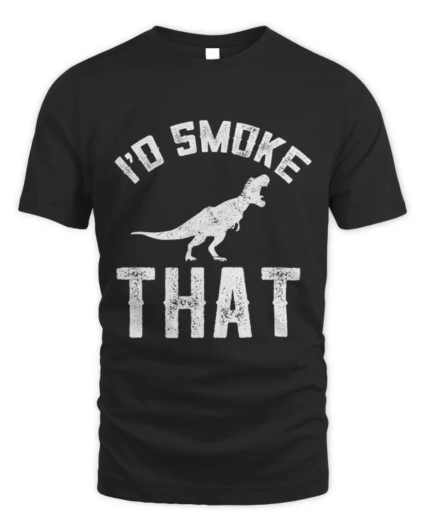 Funny Bbq Id Smoke That Dinosaur Design 1