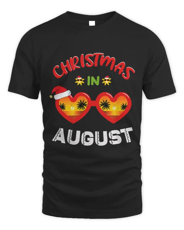 Sunglasse Christmas In August Summer Vacation xmas in August