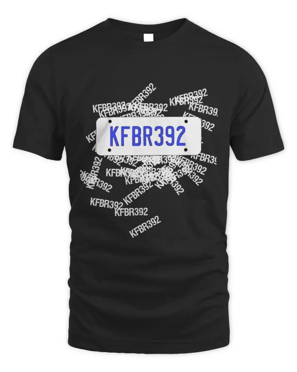 KFBR392 License Plate And Notepad Design for Men and Women 2