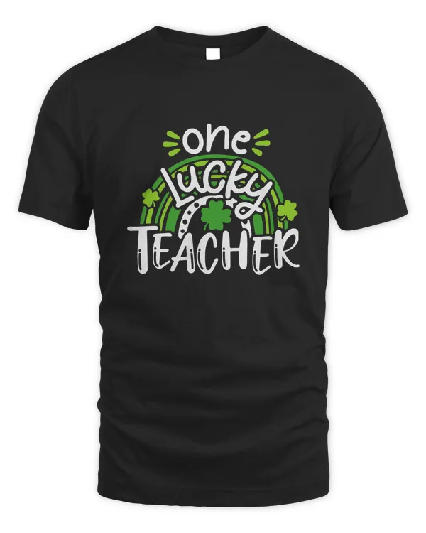 One Lucky Teacher Happy saint patricks day T-Shirt
