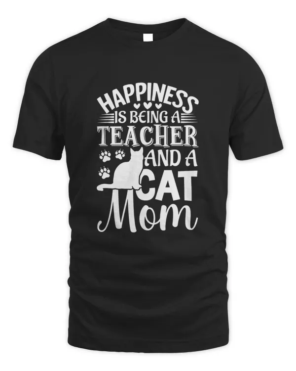 Teacher Cat Mom Lover, Great Gifts For Teachers Shirt