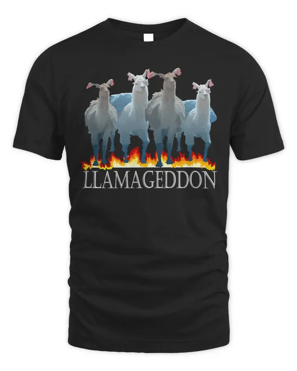 Awesome LLamageddon Llama Funny Llamas Gift Shirt