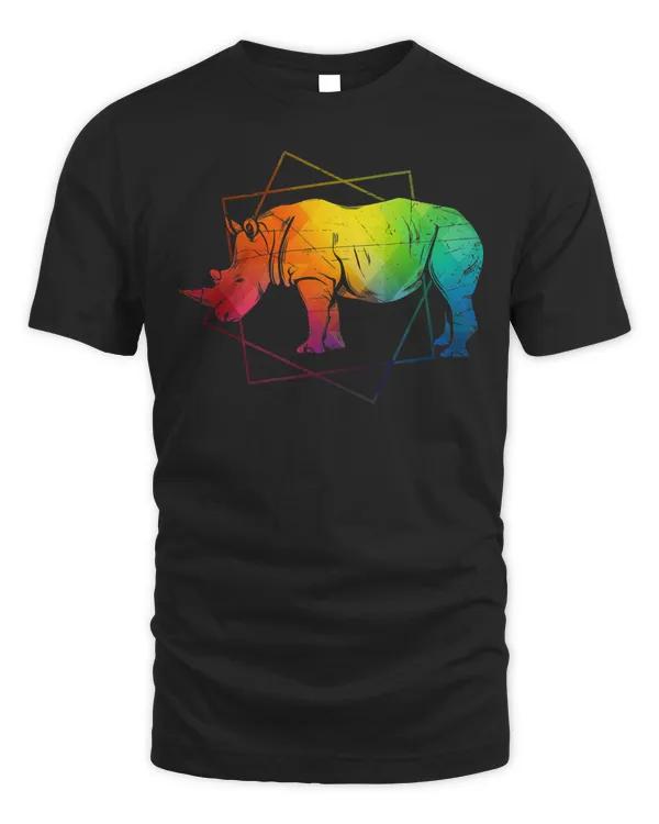Colorful Rhino T-Shirt