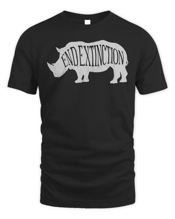 End Extinction T-Shirt Rhino End Extinction Tee