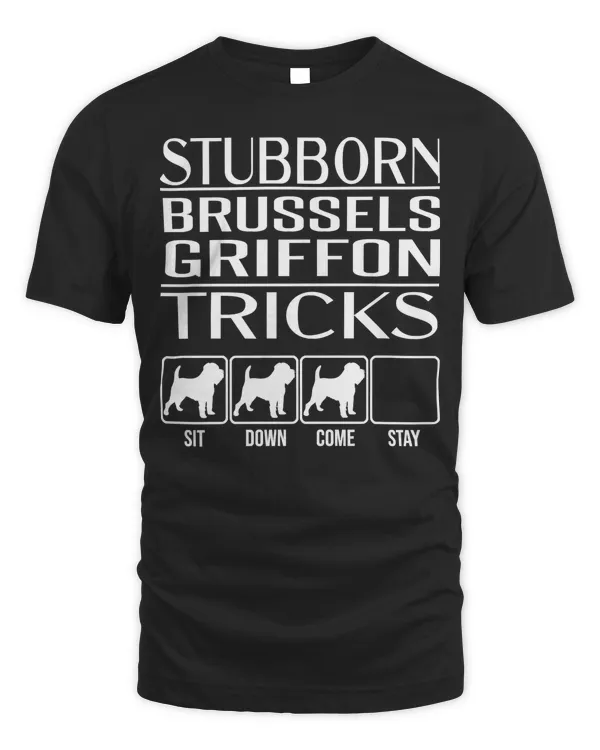 Stubborn Dog Tricks, funny dog gift, Funny Brussels Griffon Sweatshirt