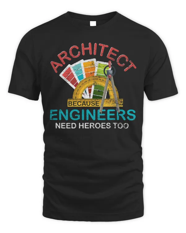 Funny Architecture Student Engineers Heroe Architect T-Shirt