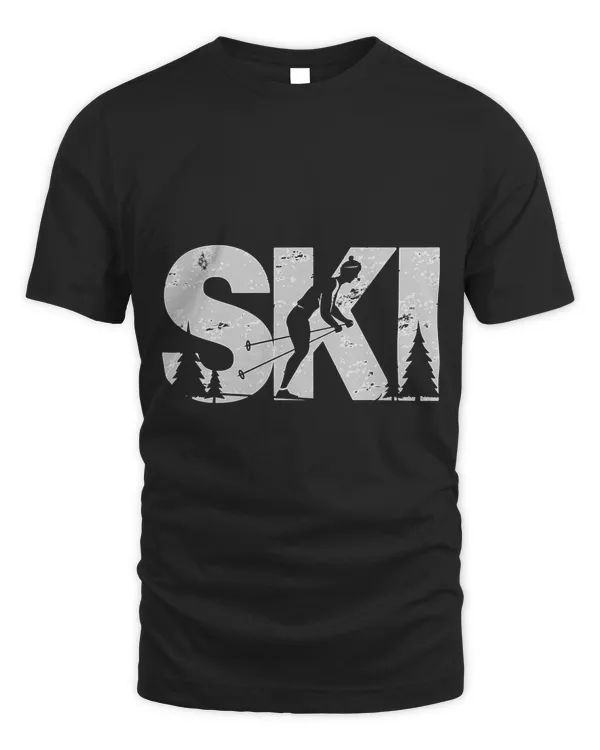 Cross Country Ski Cool Skiing Nordic Skier Gift Women Men Long Sleeve T-Shirt