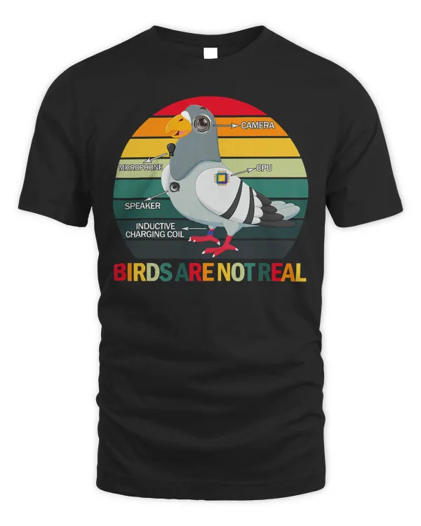 Birds Are Not Real Bird Spies Conspiracy Theory Birds T-Shirt