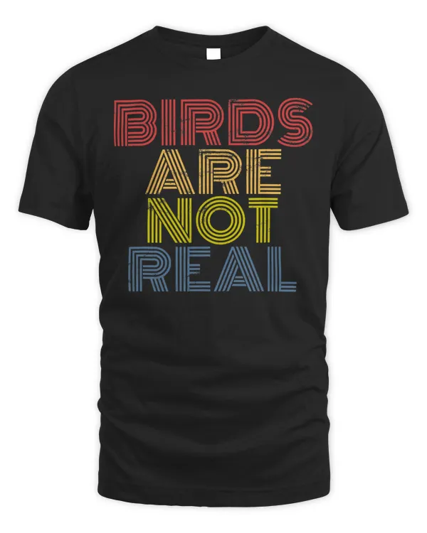 Birds Are Not Real Conspiracy Theory Funny T-Shirt