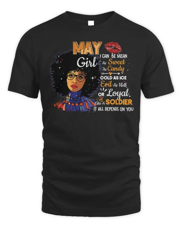 May Girl Taurus Gemini Women Birthday Month T-Shirt