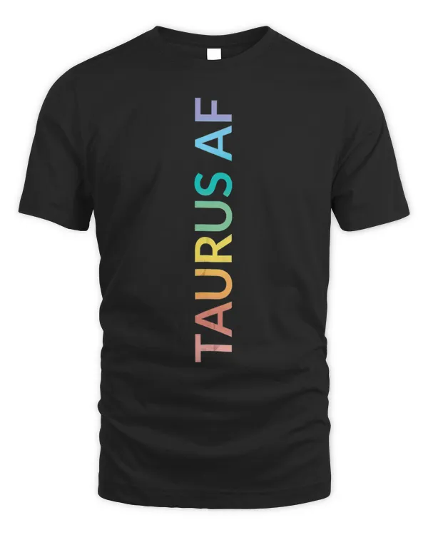 Rainbow Astrology April May Birthday Gift Taurus AF Tank Top