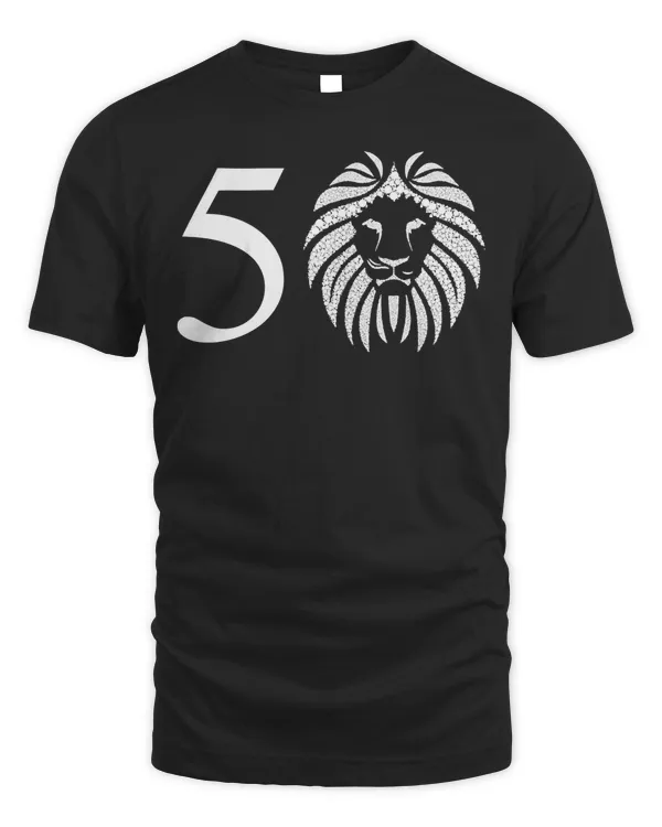 50th Leo Lion Shirt - T-Shirt for Fiftieth Birthday