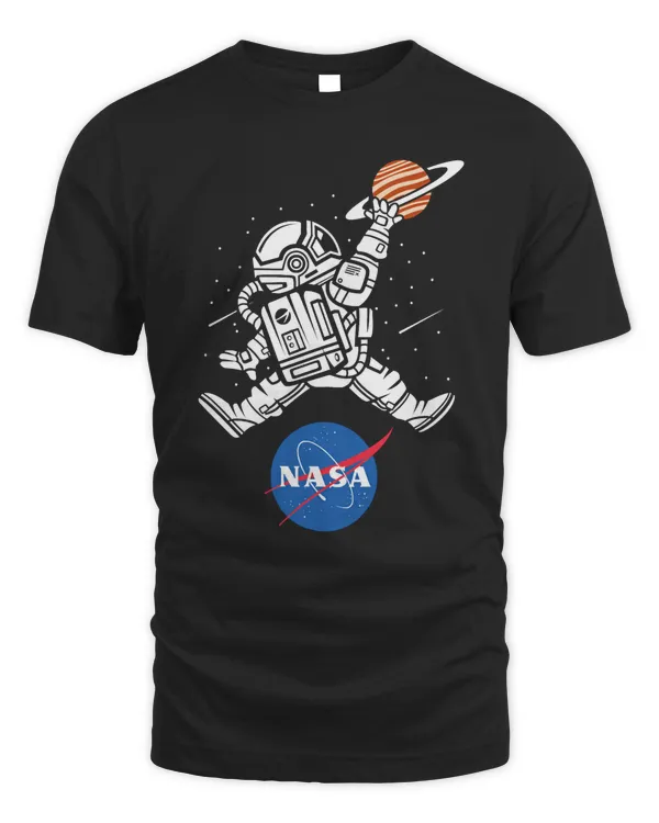 Astronaut Basketball League Slam Dunk NASA Pullover Hoodie