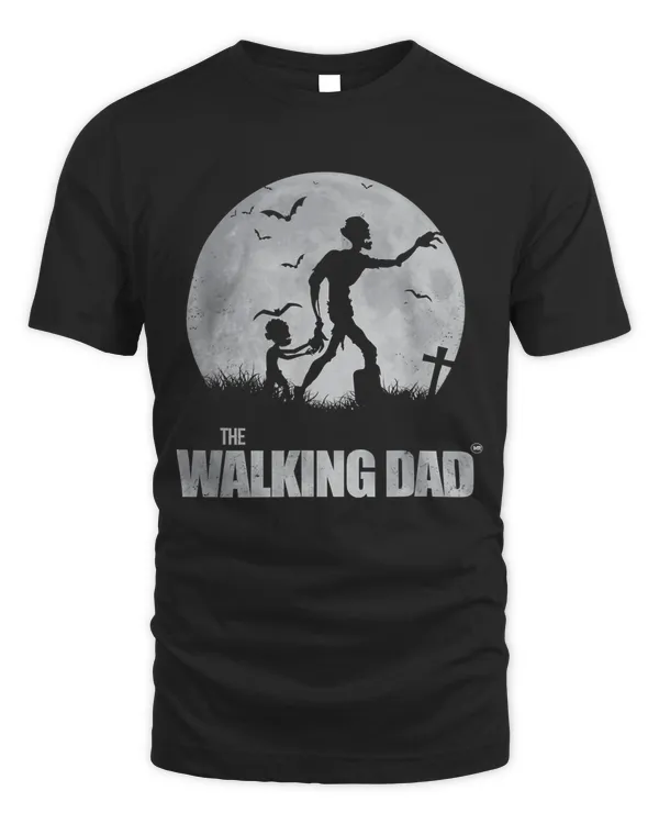 The Walking Dad Halloween T-Shirt Design