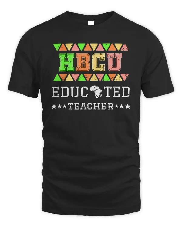 HBCU Graduated Teacher Black College Educated Vintage Gift Classic T-Shirt