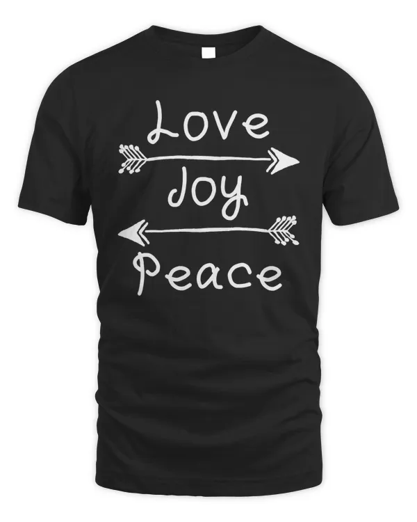 Christian Design - Love Joy, Peace T-Shirt