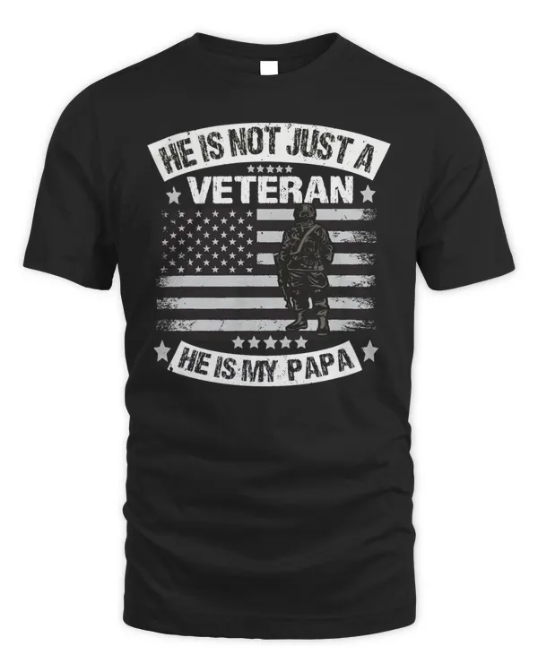 Nice american patriot soldier dad grandpa veterans day 6 t-shirt