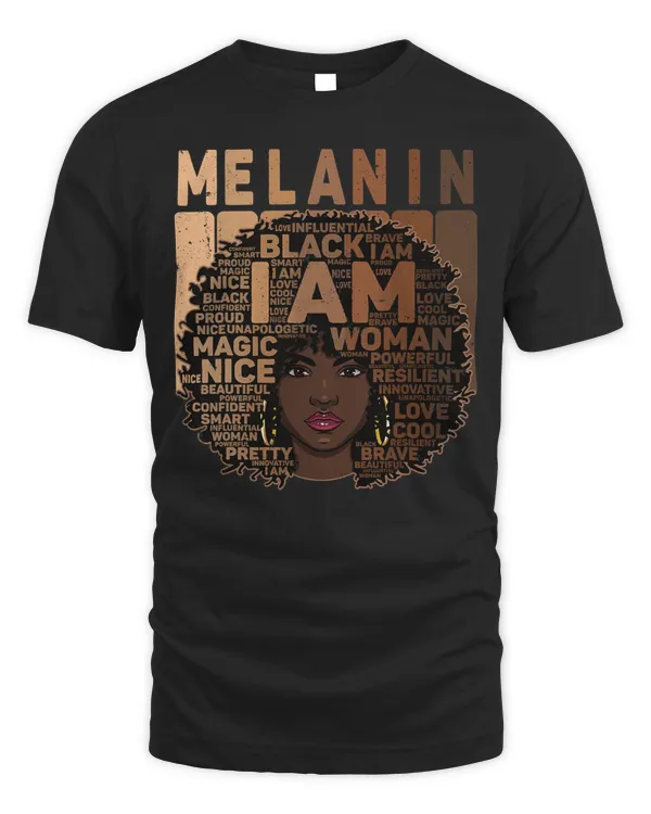 Black Women Messy Afro Melanin I Am Black History Juneteenth