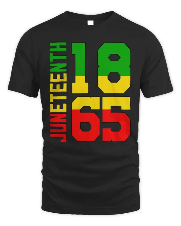 Celebrate 1865 Juneteenth Free Black African Flag Pride 1865