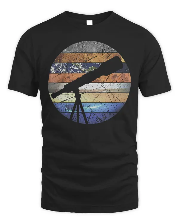 All Planets Solar System Telescope Astronomy T-Shirt