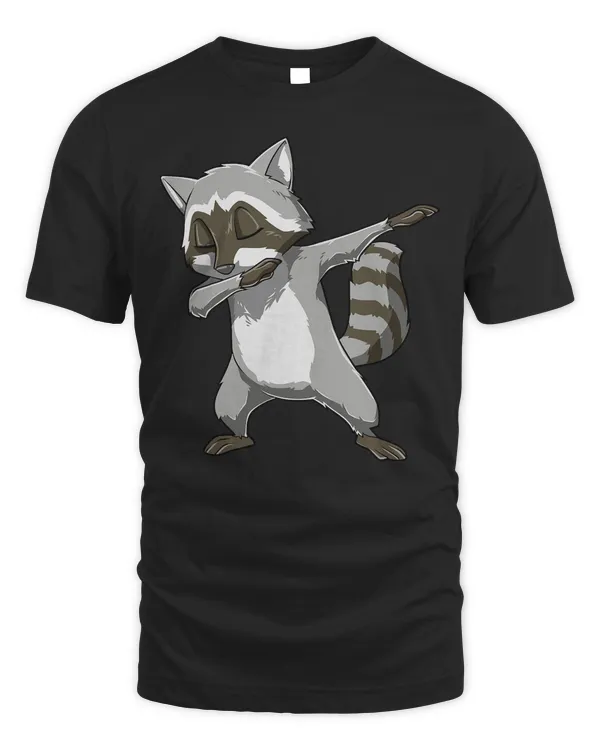 Dabbing Raccoon Dab Raccoon Dancing Raccoon Birthday Party T-Shirt