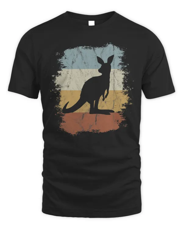 Funky Vintage Marsupial Retro Kangaroo Silhouette T-Shirt