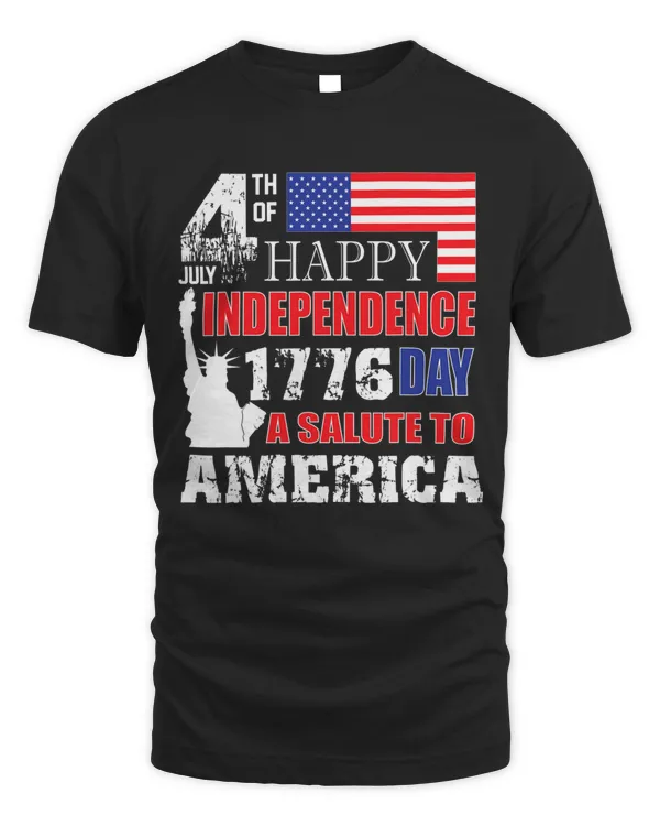 A Salute To America T-shirt 4th Of July Independence Day Tee