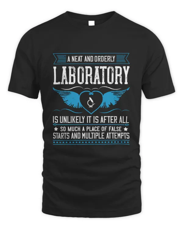 A neat and orderly laboratory is unlikely. It is-01