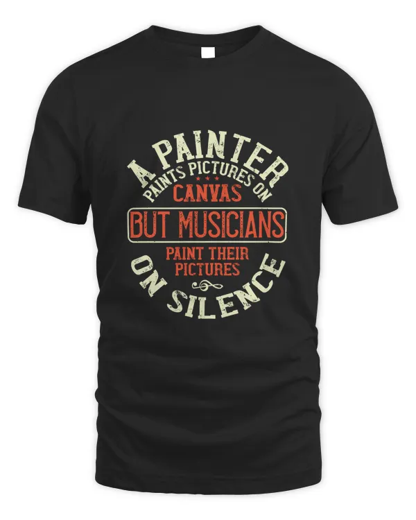 A painter paints pictures on canvas T-Shirt