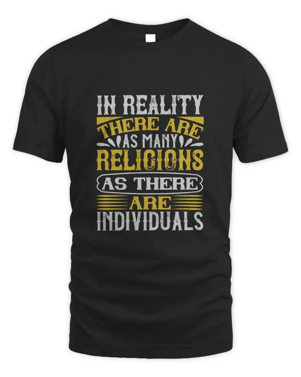 In reality there are as many religions as there are individuals-01