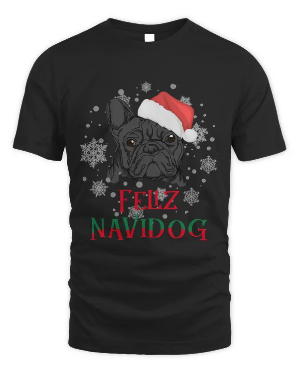Feliz Navidog French Bulldog Christmas Holiday Classic T-Shirt