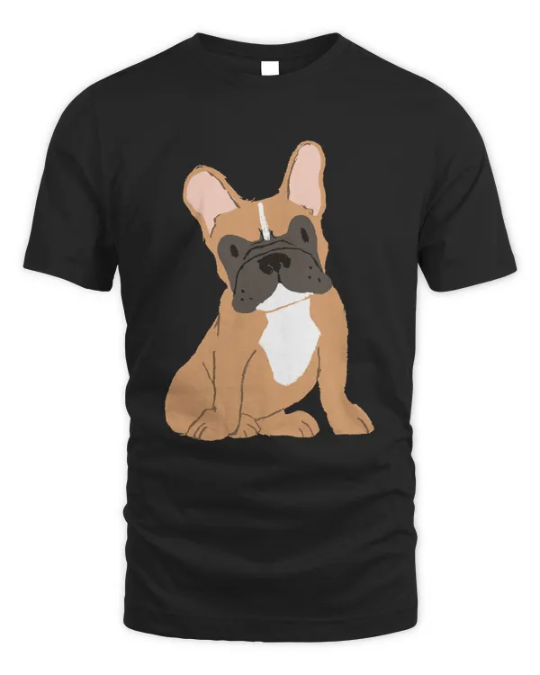 French Bulldog Golden Brown - Watercolor Style French Bulldog Classic T-Shirt