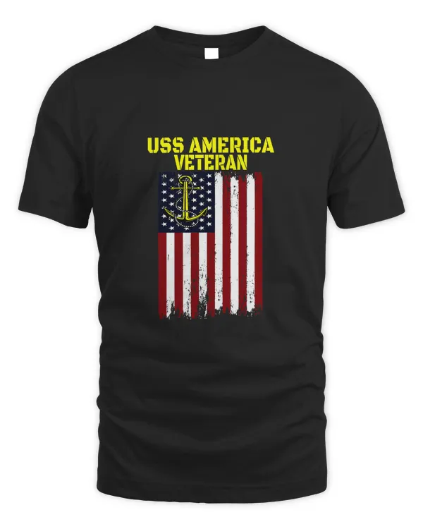 Aircraft Carrier USS America CV-66 CVA-66 Veteran's Day T-Shirt
