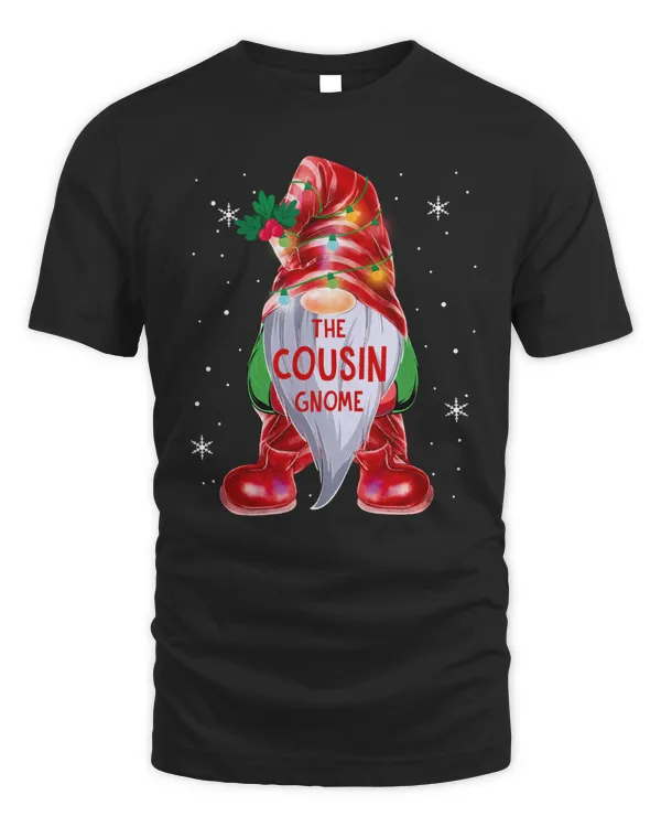 Funny The Cousin Gnome Christmas Pajama Group Matching Family ELF Xmas Gifts