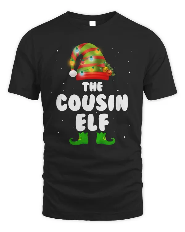 Cousin Gifts Matching Family Funny The Cousin ELF Christmas PJS Group