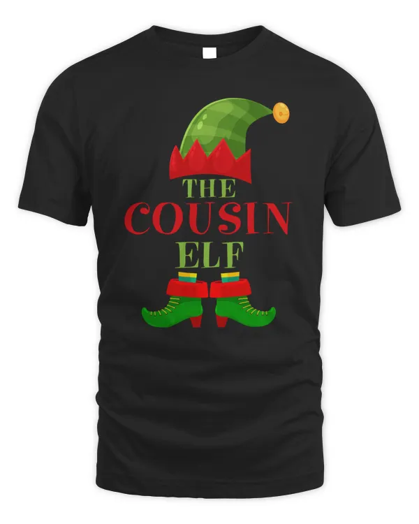 Matching Family Funny The Cousin ELF Christmas PJS Group