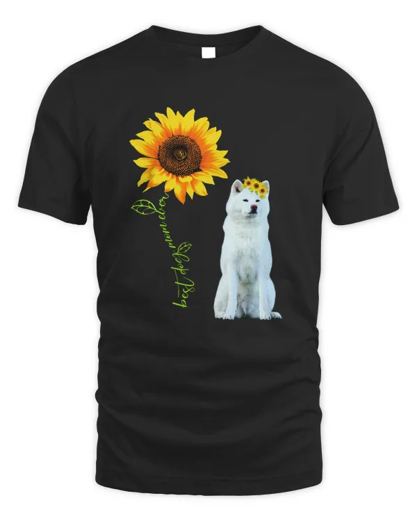 Best Dog Mom Ever Sunflower Mother's Day Gifts For American Eskimo Dog Puppy Lover
