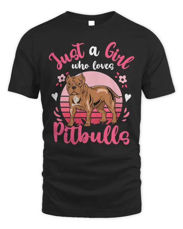 Pitbull Dog Kids Pitbull Just a Girl Who Loves Pitbulls 57