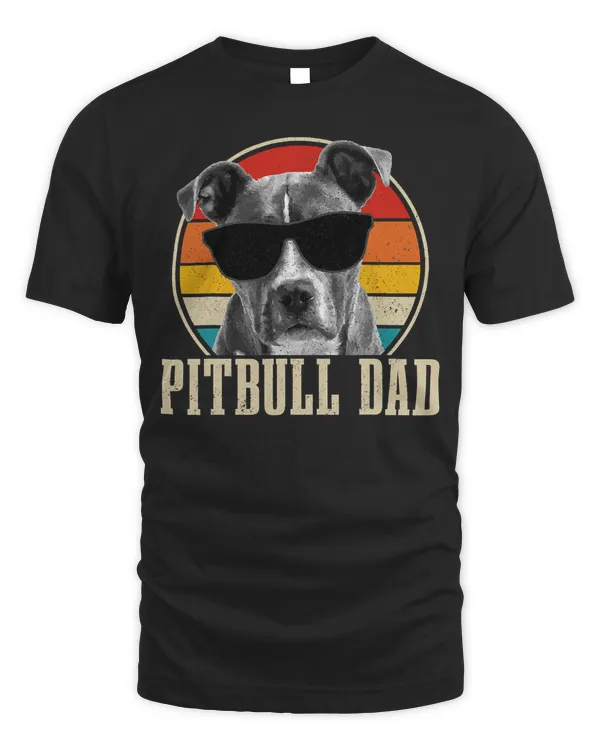 Pitbull Dog Mens Pitbull Dad Vintage Sunglasses Funny Dog Owner 399