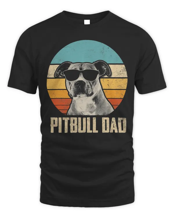 Pitbull Dog Mens Pitbull Dad Vintage Sunglasses Funny Pitbull Dog Owner 507