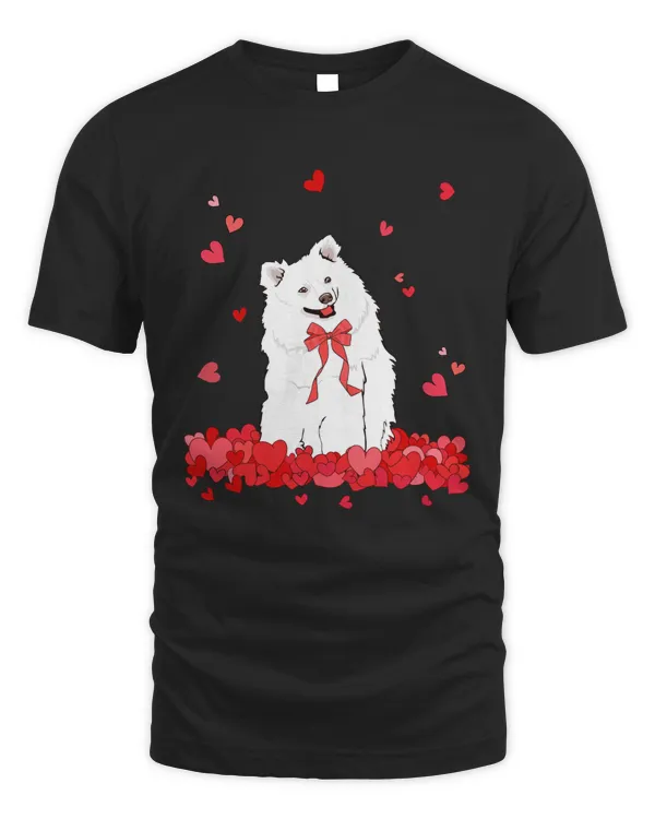 Cute American Eskimo Dog Valentine's Day Heart Funny Pet Puppy Lover Gift