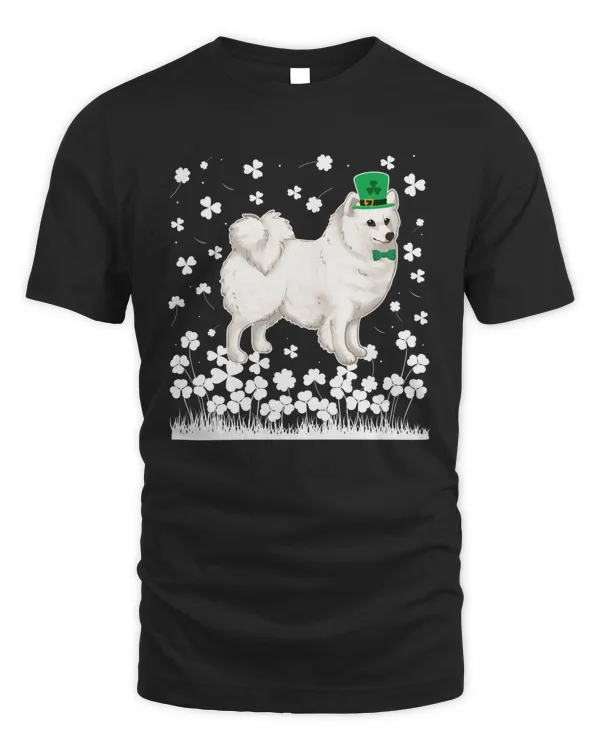 Funny St Patrick's Day American Eskimo Dog Cute Pet Puppy Lover Gift