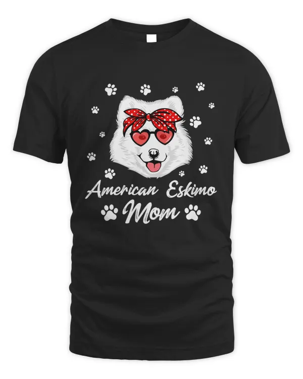 Girls Women Mom American Eskimo Dog Lover Gift