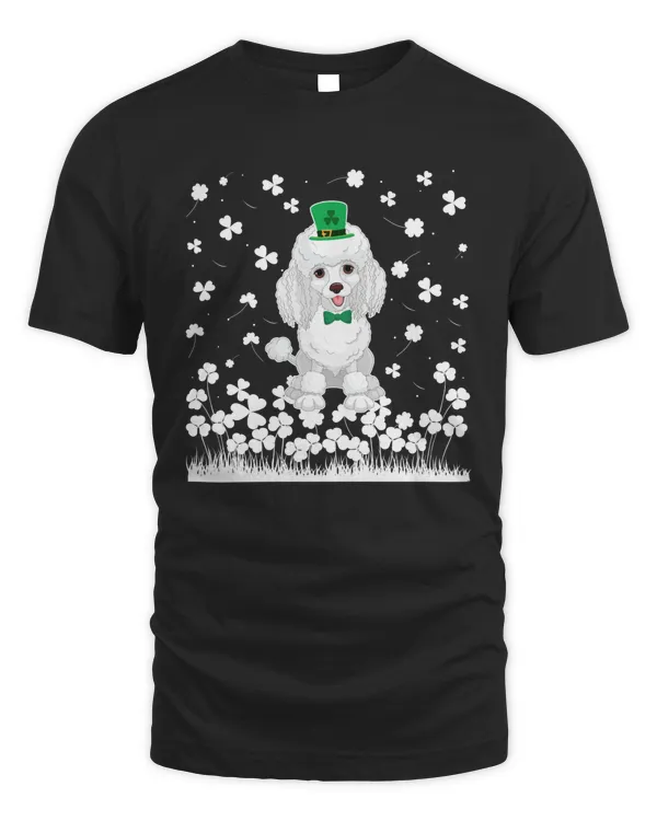 Funny St Patrick's Day Poodle Dog Cute Pet Puppy Lover Gift