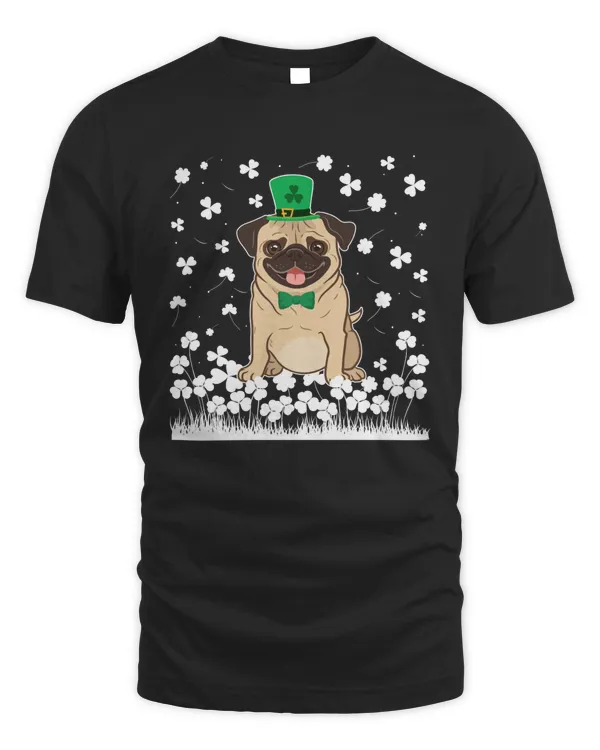 Funny St Patrick's Day Pug Dog Cute Pet Puppy Lover Gift