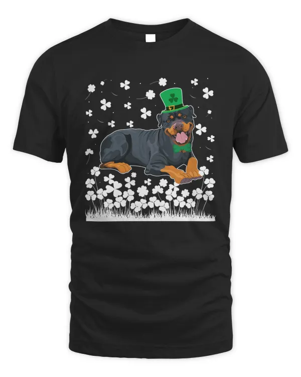 Funny St Patrick's Day Rottweiler Dog Cute Pet Puppy Lover Gift