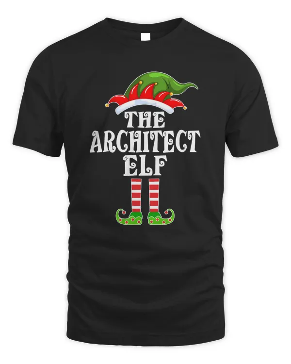 Architect Elf Matching Family Group Christmas Party Pajama